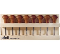 Набор штихелей для торцовой гравюры Pfeil A 8er B, 8 шт PF-B 8ER A