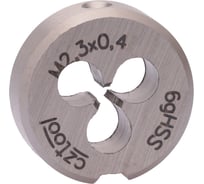 Плашка Bucovice Tools M 2.3 Шаг 0.4 HSS 16x5мм 240023