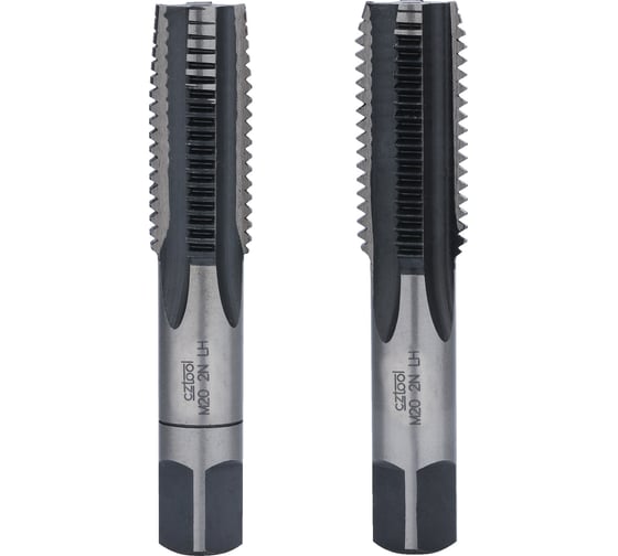Набор левых метчиков из 2-х шт Bucovice Tools М 20 Шаг 2.5 мм 115CrV3 120200 1