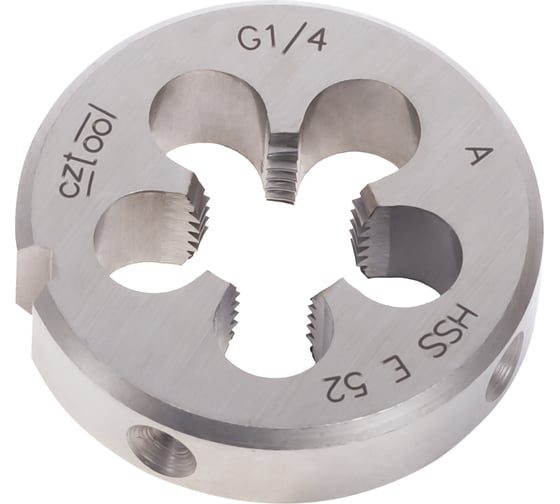 Трубная плашка Bucovice Tools G 1/4" -19 HSSE 38x10мм 292140 1
