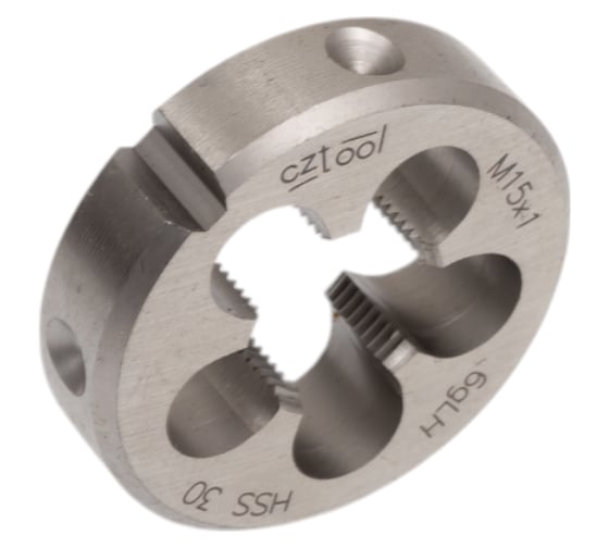 Плашка Bucovice Tools левая M15 Шаг 1.0 HSS 38x10мм 250152