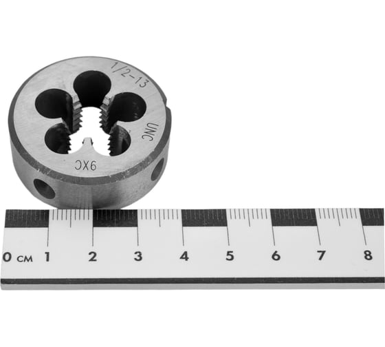 Плашка Bucovice Tools UNC 1/2" -13 115CrV3 38x14мм 215120BT