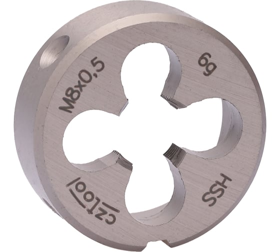 Плашка Bucovice Tools M 8 Шаг 0.5 HSS 25x9мм 240083
