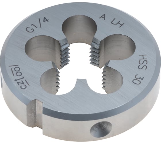 Трубная плашка Bucovice Tools левая G 1/4" -19 HSS 38x10мм 252140