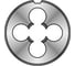 Плашка Bucovice Tools левая M2.5 Шаг 0.45 HSS 16x5мм 250025 2