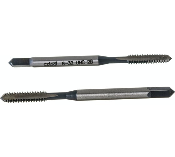 Набор метчиков из 2-х шт Bucovice Tools UNC №6 -32 115CrV3 115006-2 1