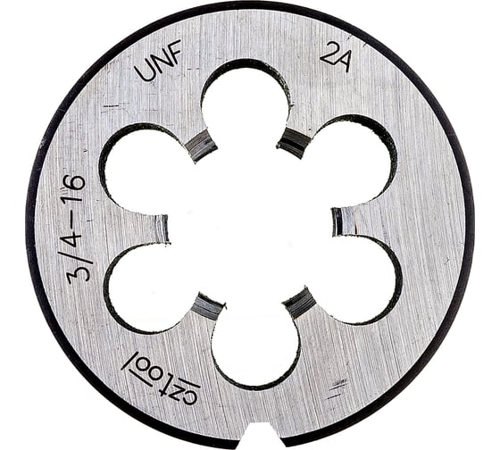 Плашка Bucovice Tools UNF 3/4" -16 115CrV3 45x14мм 216340