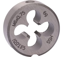 Плашка Bucovice Tools M 6 Шаг 0.75 HSS 20x7мм 240061