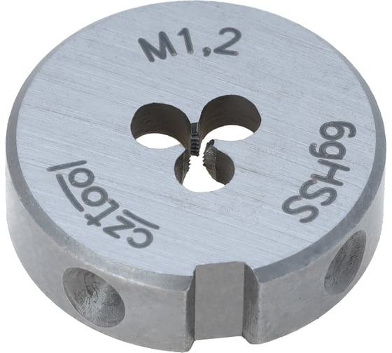 Плашка Bucovice Tools M 1.2 Шаг 0.25 HSS 16x5мм 240012BT