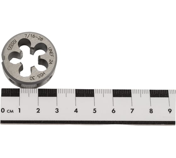 Плашка Bucovice Tools UNEF 7/16" -28 HSS 30x11мм 248716