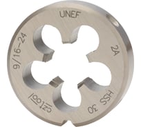 Плашка Bucovice Tools UNEF 9/16" -24 HSS 38x10мм 248916