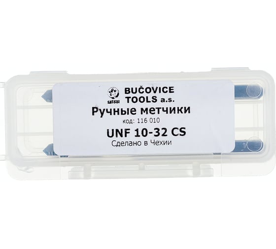 Набор метчиков из 2-х шт Bucovice Tools UNF №10 -32 115CrV3 116010BT