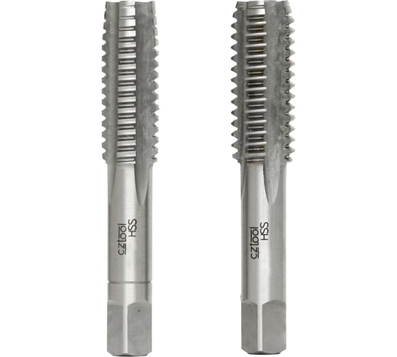 Набор метчиков из 2-х шт Bucovice Tools BSW 7/8-9 HSS 141780 1