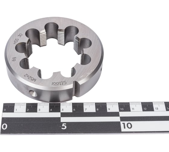 Плашка Bucovice Tools M 52 Шаг 2.0 HSS 90x22мм 240522