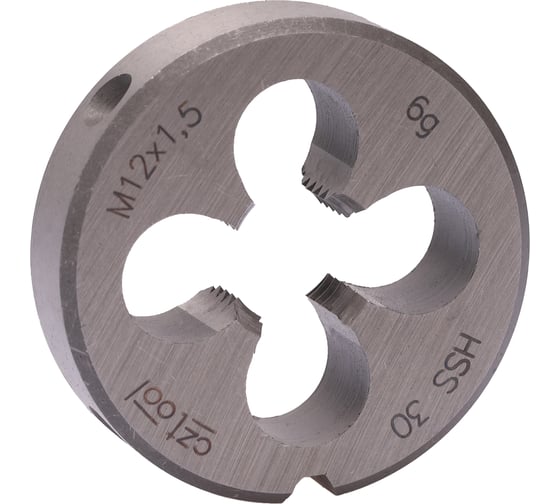 Плашка Bucovice Tools M 12 Шаг 1.5 HSS 38x10мм 240121