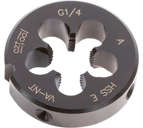 Трубная плашка Bucovice Tools G 1/4" -19 HSSE VA-NT 38x10мм 296140 1