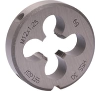 Плашка Bucovice Tools M 12 Шаг 1.25 HSS 38x10мм 240122