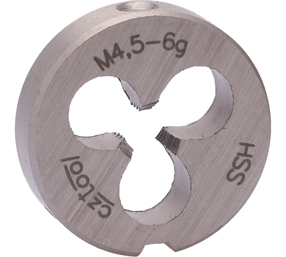 Плашка Bucovice Tools M 4.5 Шаг 0.75 HSS 20x5мм 240045 1