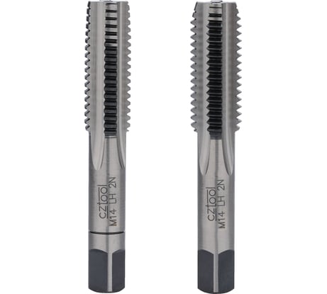 Набор левых метчиков из 2-х шт Bucovice Tools М 14 Шаг 2.0 мм 115CrV3 120140