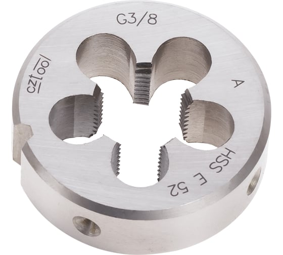 Трубная плашка Bucovice Tools G 3/8" -19 HSSE 45x14мм 292380 1