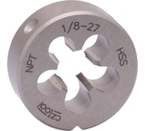 Плашка Bucovice Tools коническая NPT 1/8" -27 HSS 30x11мм 430180