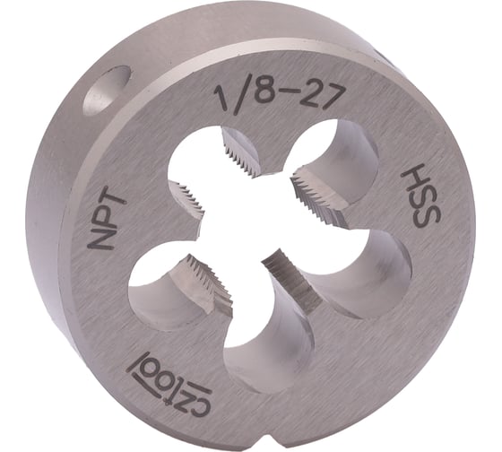 Плашка Bucovice Tools коническая NPT 1/8" -27 HSS 30x11мм 430180 1