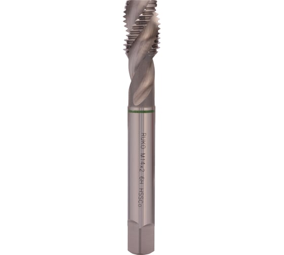 Машинный метчик Ruko М 14 Шаг 2.0 мм HSSE-Co5 233140E