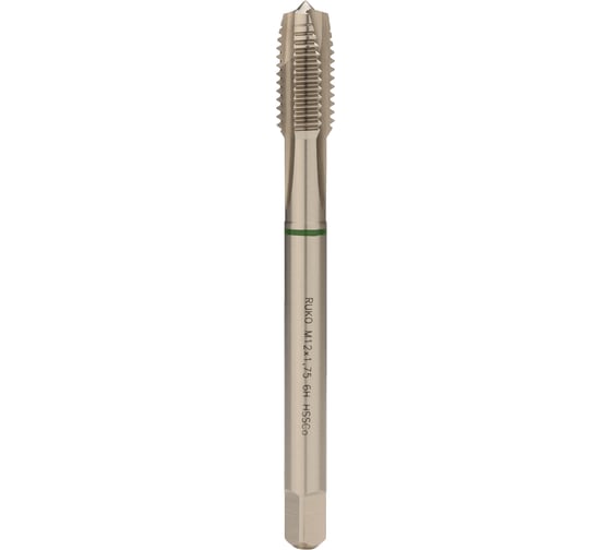Машинный метчик Ruko М 12 Шаг 1.75 мм HSSE-Co5 232120E
