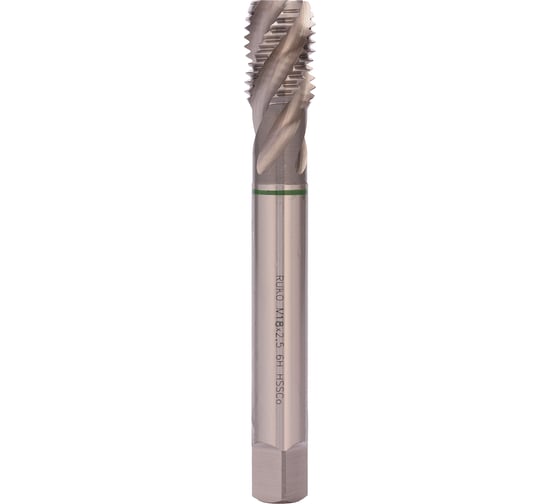 Машинный метчик Ruko М 18 Шаг 2.5 мм HSSE-Co5 233180E