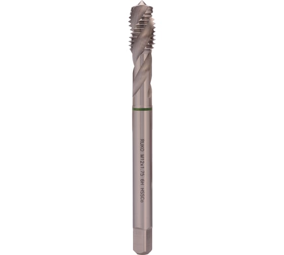 Машинный метчик Ruko М 12 Шаг 1.75 мм HSSE-Co5 233120E