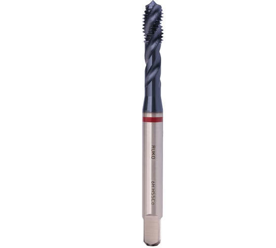 Машинный метчик Ruko М 2.5 Шаг 0.45 мм HSSE-TiALN 234025EF 1