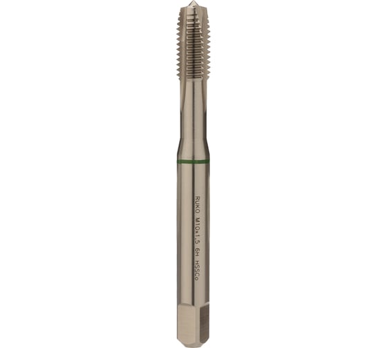 Машинный метчик Ruko М 10 Шаг 1.5 мм HSSE-Co5 232100E 1