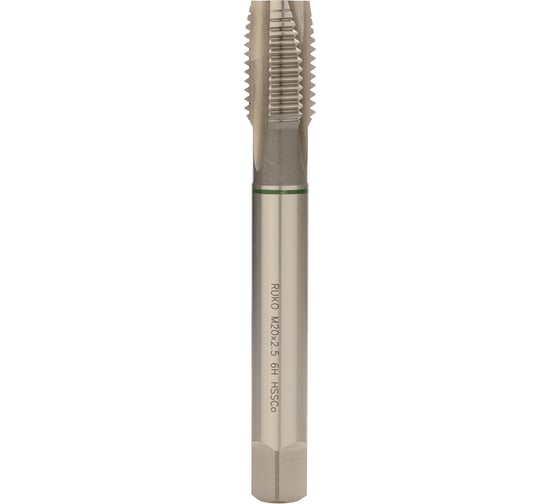 Машинный метчик Ruko М 20 Шаг 2.5 мм HSSE-Co5 232200E