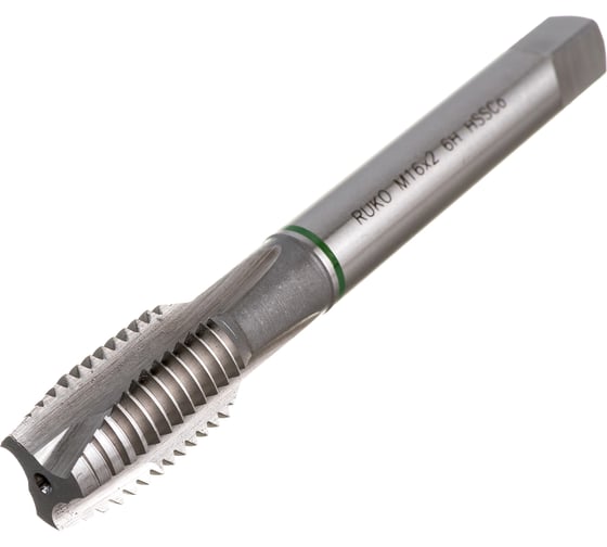 Машинный метчик Ruko М 16 Шаг 2.0 мм HSSE-Co5 232160E