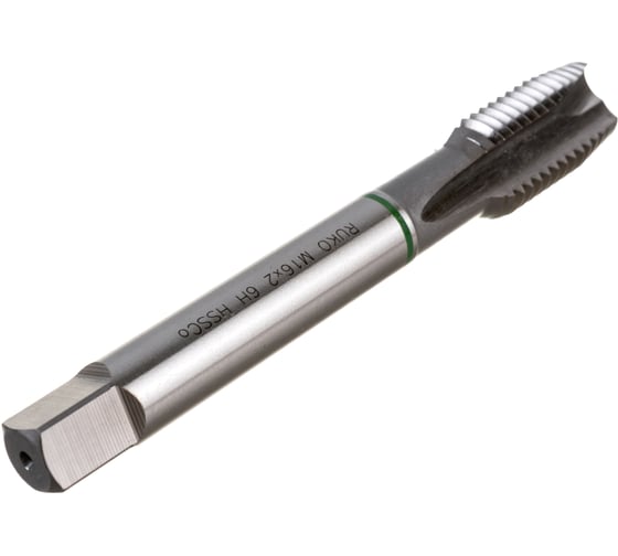 Машинный метчик Ruko М 16 Шаг 2.0 мм HSSE-Co5 232160E