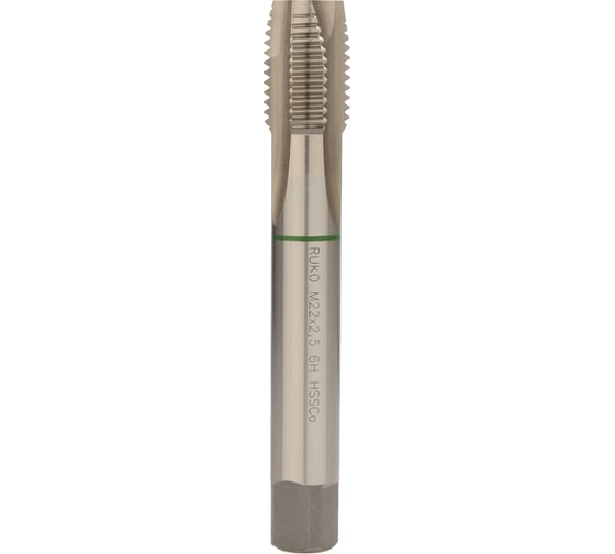Машинный метчик Ruko М 22 Шаг 2.5 мм HSSE-Co5 232220E 1
