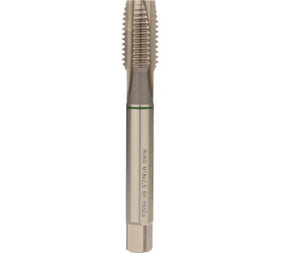 Машинный метчик Ruko М 18 Шаг 2.5 мм HSSE-Co5 232180E