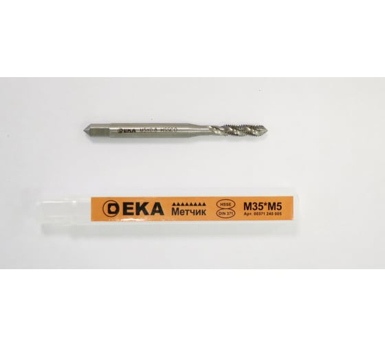 Метчик EKA DIN 371 HSS-E 35 гр, Тип C M4 00371 240 004