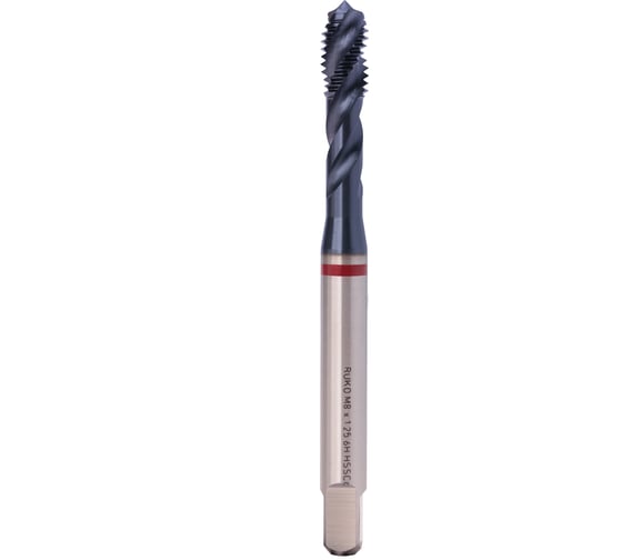 Машинный метчик Ruko М 8 Шаг 1.25 мм HSSE-TiALN 234080EF