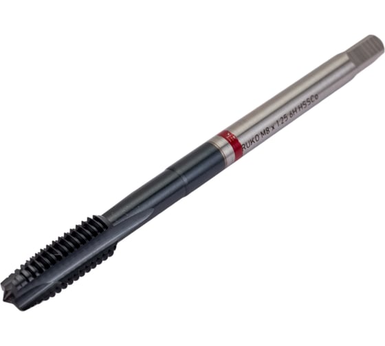 Машинный метчик Ruko М 8 Шаг 1.25 мм HSSE-TiALN 232081EF