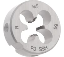 Плашка Ruko М 5 Шаг 0.8 мм HSSE-Co5 20x7мм 237050E