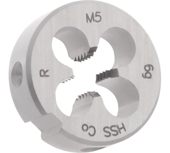 Плашка Ruko М 5 Шаг 0.8 мм HSSE-Co5 20x7мм 237050E