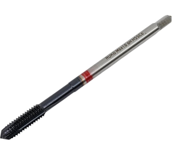 Машинный метчик Ruko М 6 Шаг 1.0 мм HSSE-TiALN 232061EF