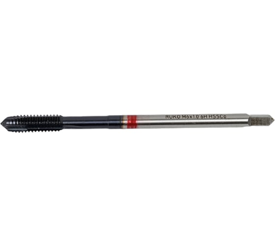 Машинный метчик Ruko М 6 Шаг 1.0 мм HSSE-TiALN 232061EF
