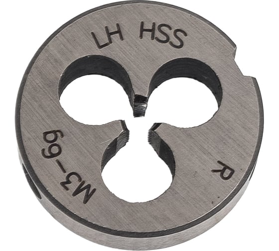 Плашка Ruko М 3 Шаг 0.5 мм HSS 20x5мм 237030LI