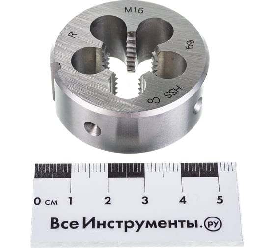 Плашка Ruko М 16 Шаг 2.0 мм HSSE 237160E