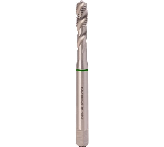 Машинный метчик Ruko М 8 Шаг 1.25 мм HSSE-Co5 234080E