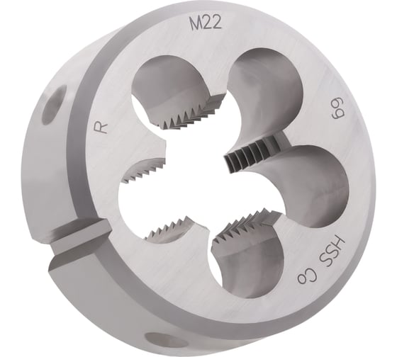 Плашка Ruko М 22 Шаг 2.5 мм HSSE 237220E 1