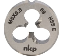 Плашка NKP М5 шаг 0.8мм DINEN22568 HSSE 6g 20х7мм 188001-N2-0050