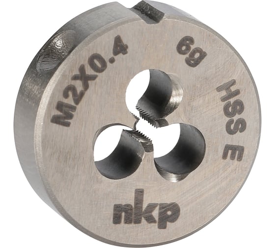 Плашка NKP М2 шаг 0.4мм DINEN22568 HSSE 6g 16х5мм 188001-N2-0020